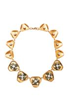 Nicole Romano Gold-plated Swarovski Crystal Necklace