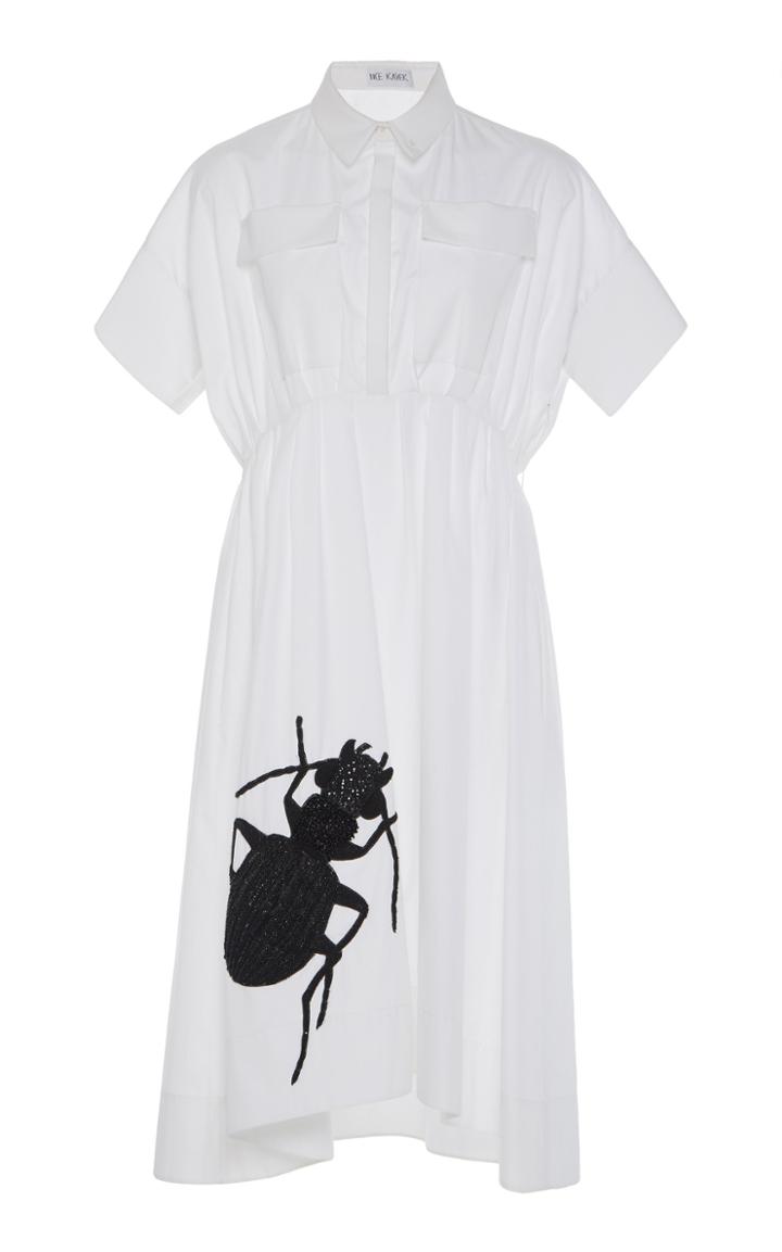 Dice Kayek Beetle Shirt Dress