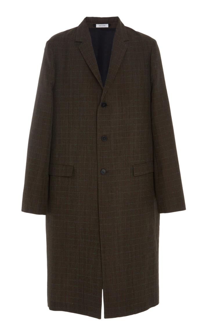 Jil Sander Roosevelt Wool-blend Overcoat