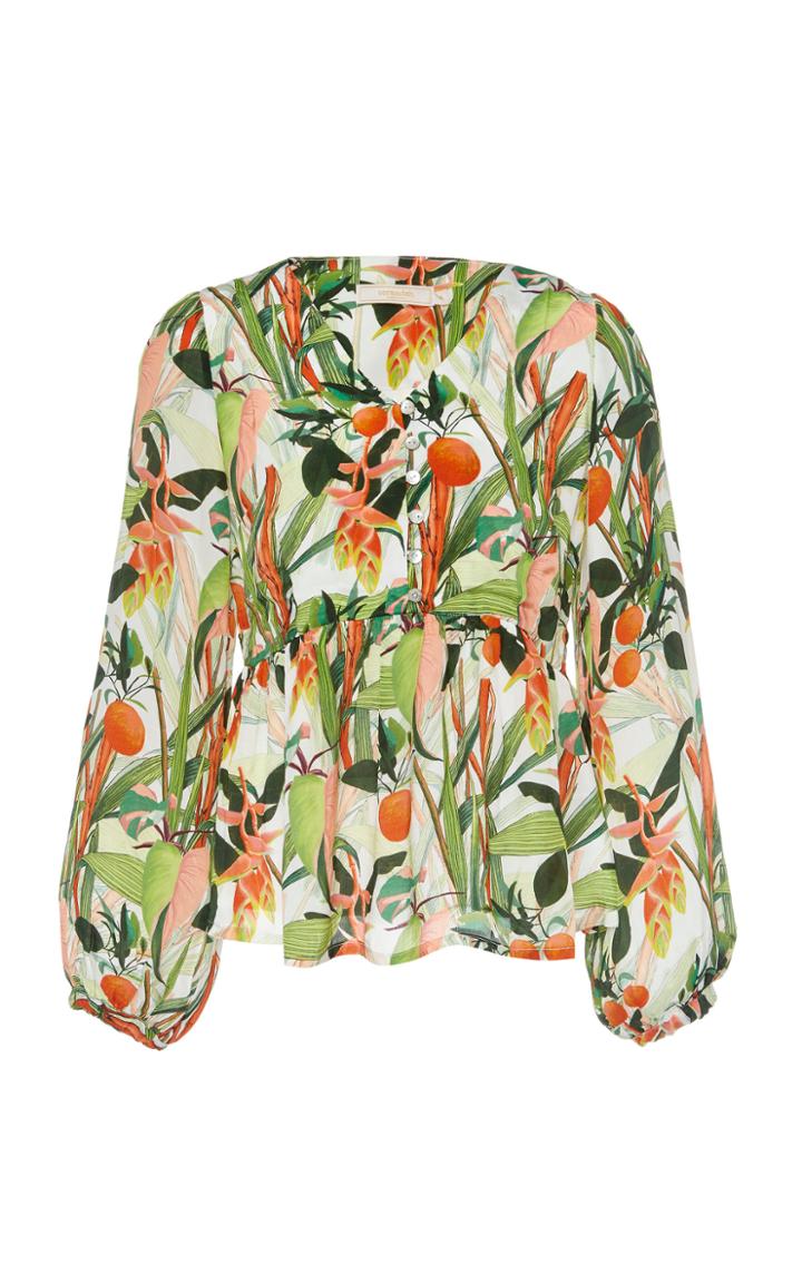 Verandah Button-down Printed Top