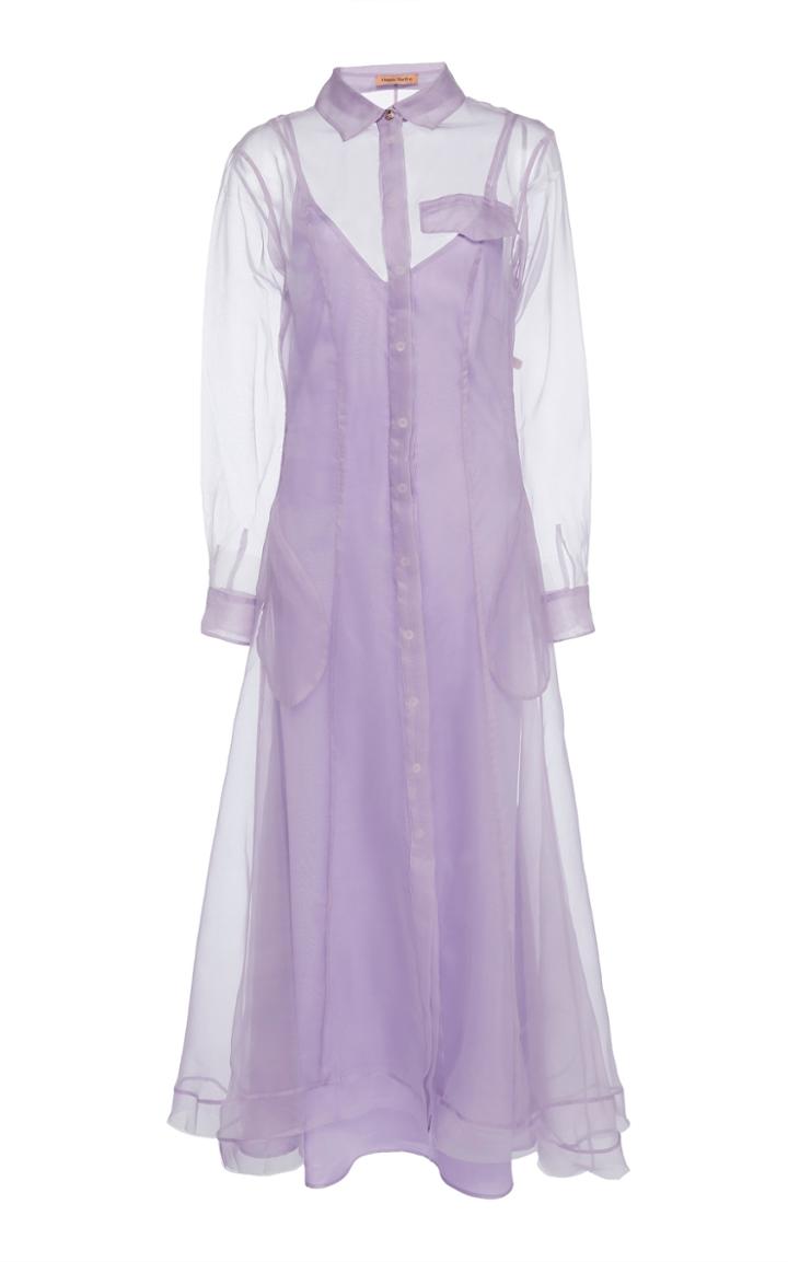 Maggie Marilyn Keep It Together Silk-chiffon Maxi Dress