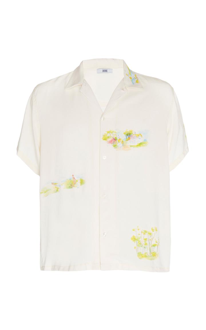 Bode Painted Landscape Shirt