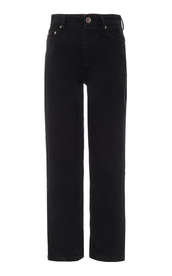 Matthew Adams Dolan Mid-rise Cropped Straight-leg Jeans