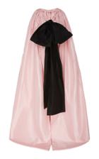 Adam Lippes Draped Train Silk Cape
