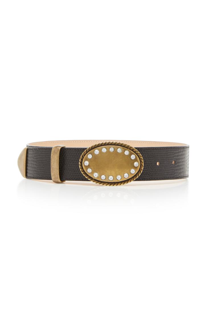 Alessandra Rich Oval Buckle Belt