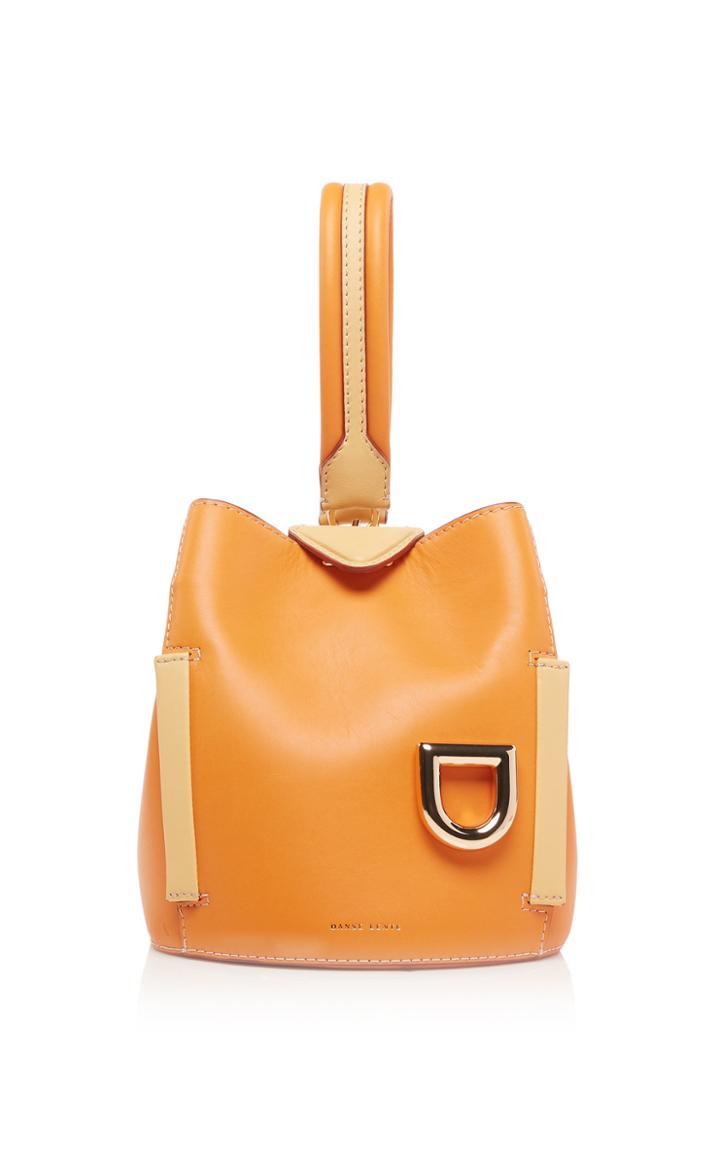 Danse Lente M'o Exclusive Two-tone Leather Josh Bucket Bag