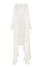 Cult Gaia Goldie High-low Linen Coverup