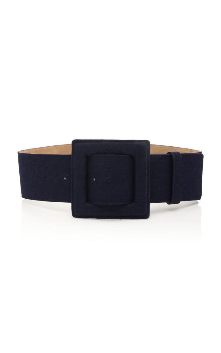 Carolina Herrera Oversized Linen Waist Belt