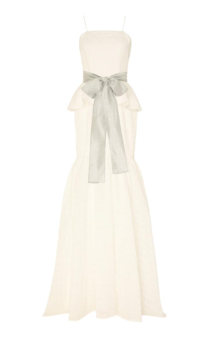 Moda Operandi Markarian Perpetua Eyelet Mermaid Gown Size: 0