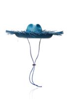 Sensi Studio Frayed Rope-trimmed Straw Panama Hat