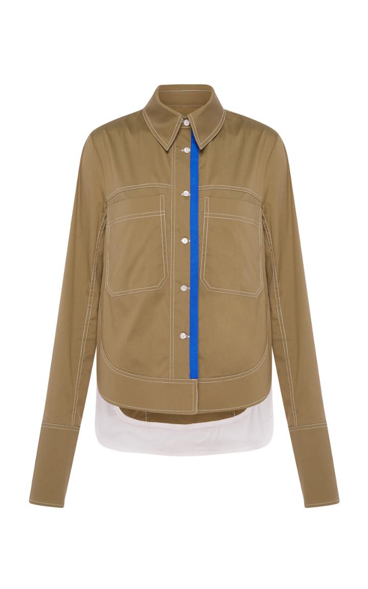 Lee Mathews Elenor Colour Block Long Sleeve Shirt
