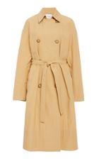 Moda Operandi Vince Draped Double-breasted Trench Coat Size: Xs
