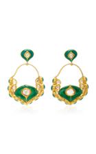 Amrapali One-of-a-kind Diamond And Emerald Drop Earrings