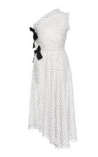Marianna Senchina One Shoulder Polka Dot Dress