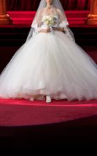 Dolce & Gabbana Strapless Ball Gown Tulle Wedding Dress