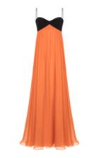 Rasario Two-tone Silk-blend Gown