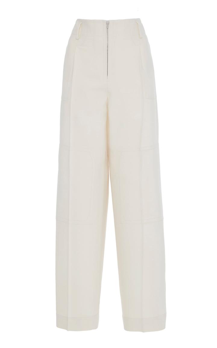Jil Sander Lukas Zip Front Crepe Pants