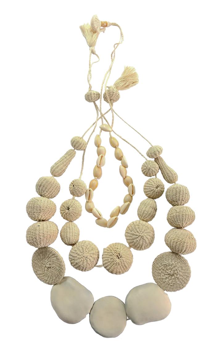 Moda Operandi Johanna Ortiz La Amazonas Iraca And Shell Statement Necklace