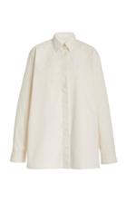 Moda Operandi The Row Big Sisea Oversized Organic Cotton-silk Shirt