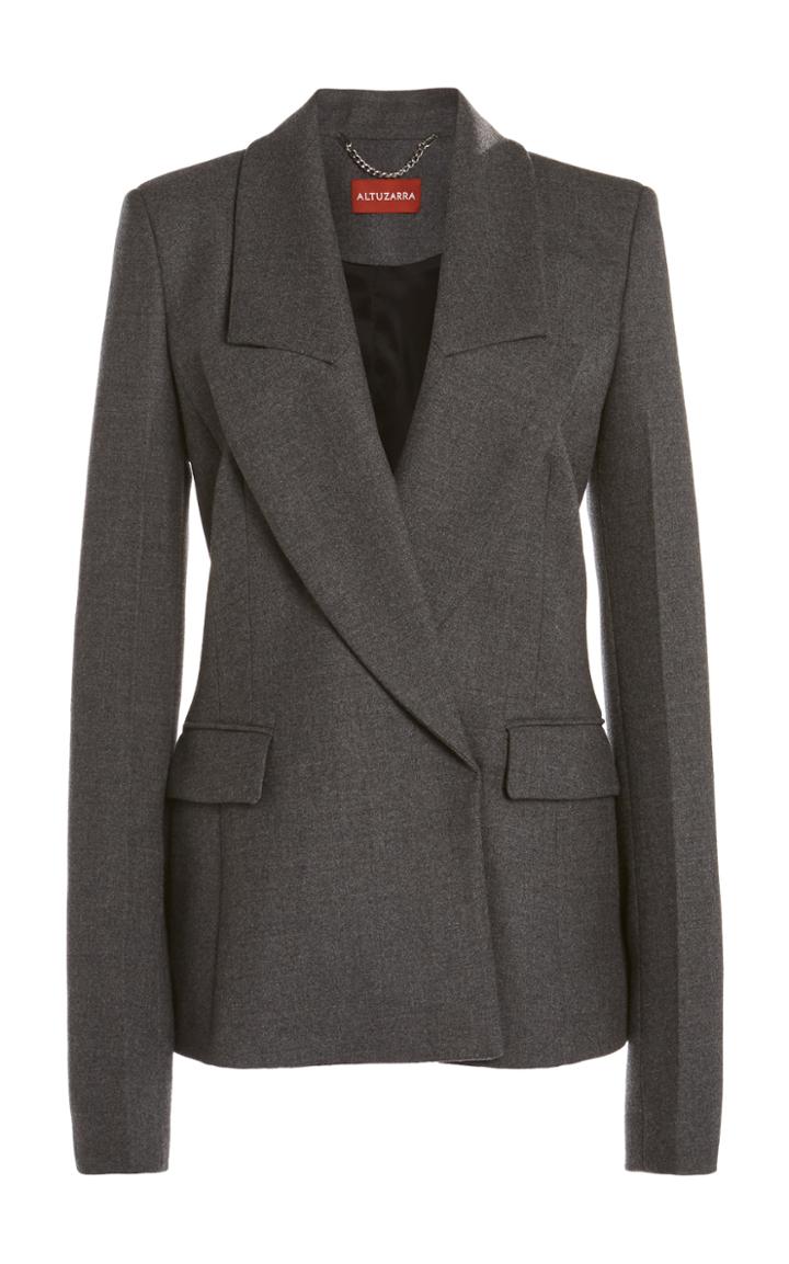 Moda Operandi Altuzarra Eileen Mlange Wool-blend Blazer
