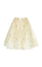 Moda Operandi Brock Collection Floral-printed Silk Knee-length Skirt Size: 0
