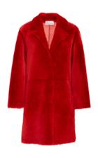 Red Valentino Collared Lamb Coat