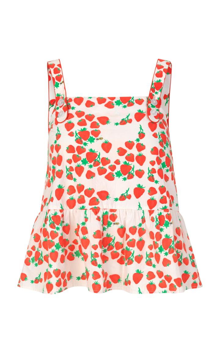 Helmstedt Strap Top With Ruffles