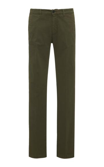 Massimo Alba Cotton-blend Slim-leg Pants