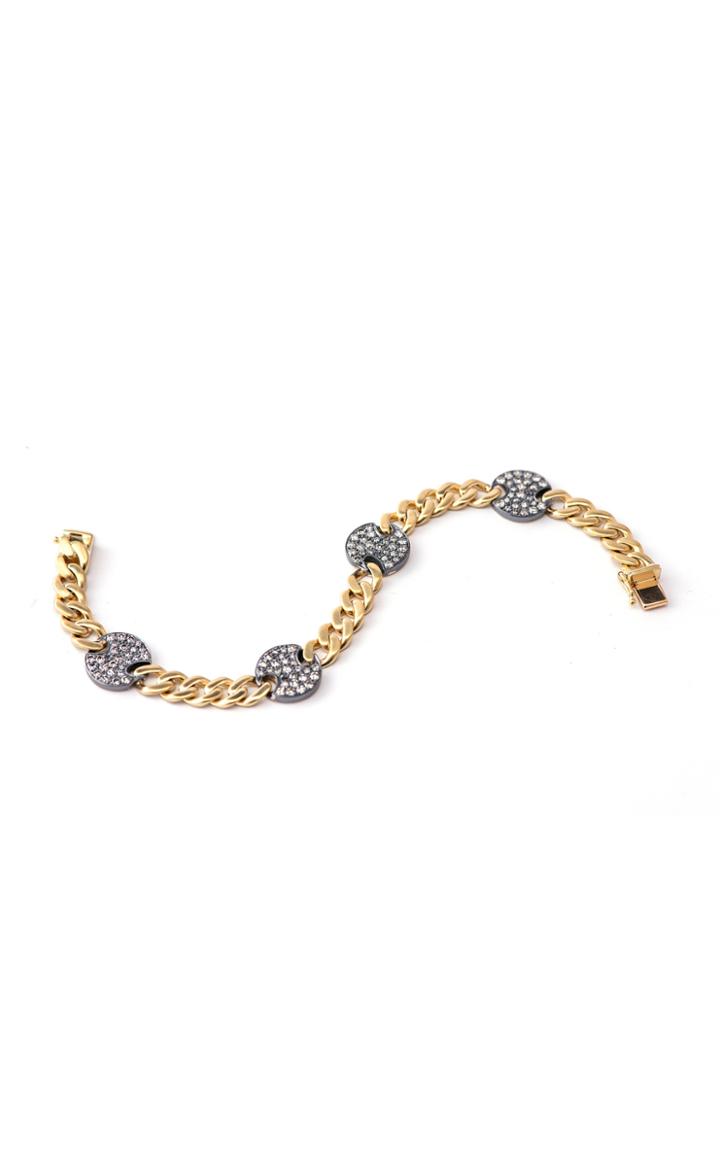 Moda Operandi Sylva & Cie 18k Yellow Gold Disco Bracelet High Polish
