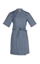 Pascal Millet Stretch Chambray Trench Dress