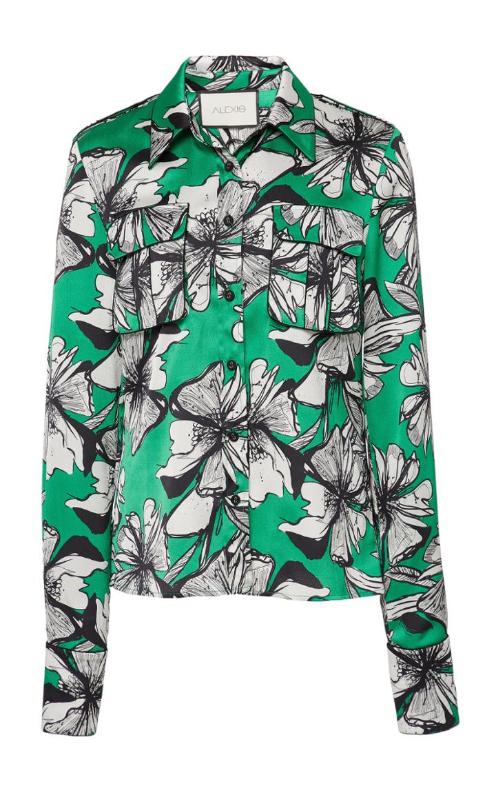 Alexis Slyvies Satin Shirt