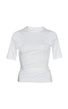 Jacquemus Souk Gathered Cotton-jersey T-shirt