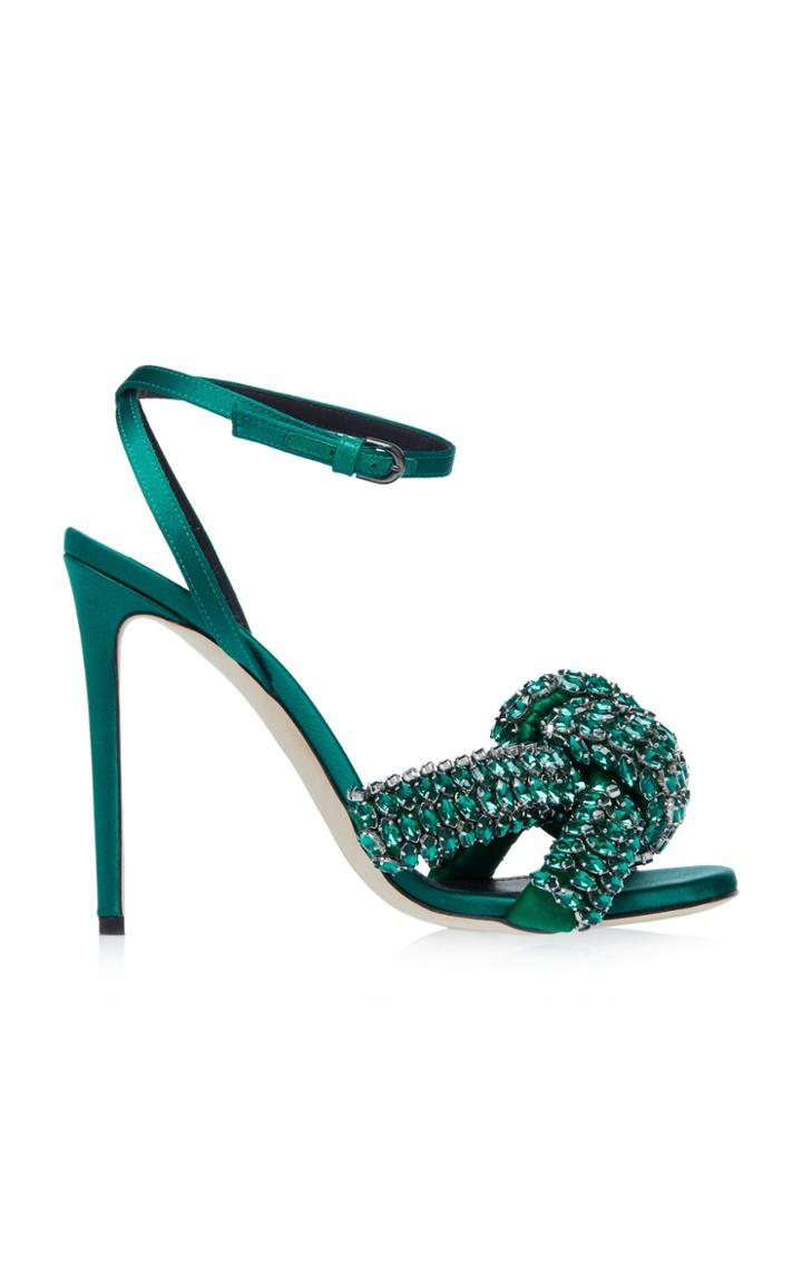 Marco De Vincenzo Knotted High Heel Sandal