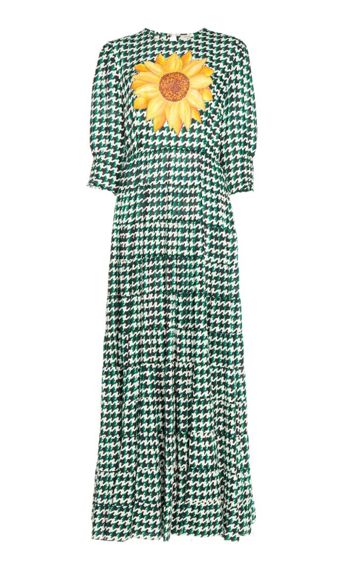 Rixo London Kristen Cotton-and-silk-blend Dress