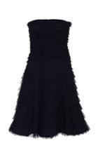 Ralph Lauren Jordynn Tiered Tulle Strapless Dress