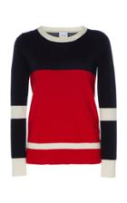 Madeleine Thompson Chaos Colorblock Cashmere Sweater