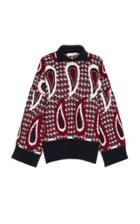 Moda Operandi Jw Anderson Merino Wool Paisley Sweater Size: Xs