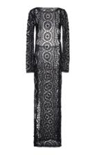 Alberta Ferretti Cutout Cotton Maxi Dress