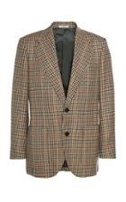 Husbands Paris Plaid Single-breasted Wool Blazer