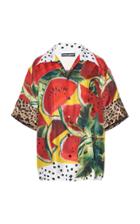 Moda Operandi Dolce & Gabbana Watermelon Twill Shirt Size: 38