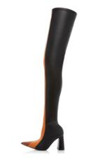 Ellery Testorf Leather Thigh High Boots