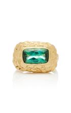 Charlotte Wendes One-of-a-kind Tourmaline Fish Ring