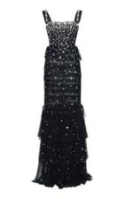 Dolce & Gabbana Embellished Ruched Gown