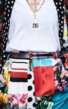 Moda Operandi Dolce & Gabbana Brocade Jacquard Skinny Waist Belt