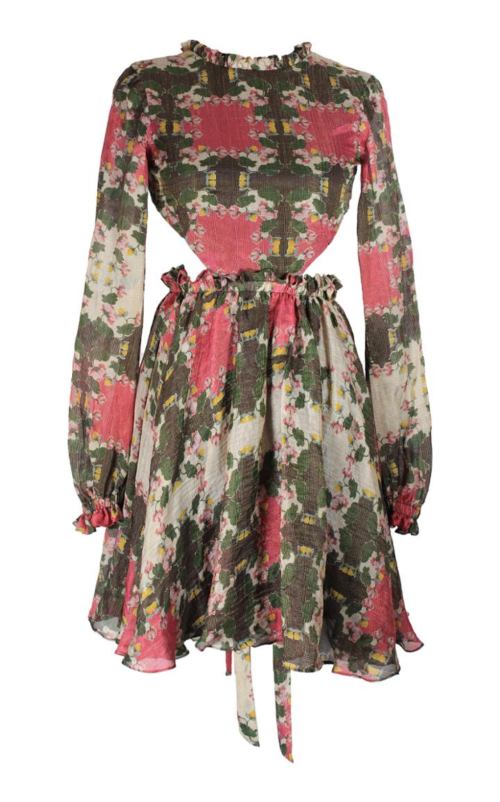 Roopa Idha Cut-away Printed Dress