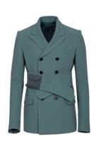 Nohant Tailored Cotton Belted Blazer