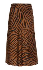 Nili Lotan Lane Silk Tiger Skirt