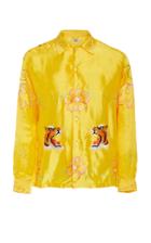 Bode Tiger Ruching Shirt