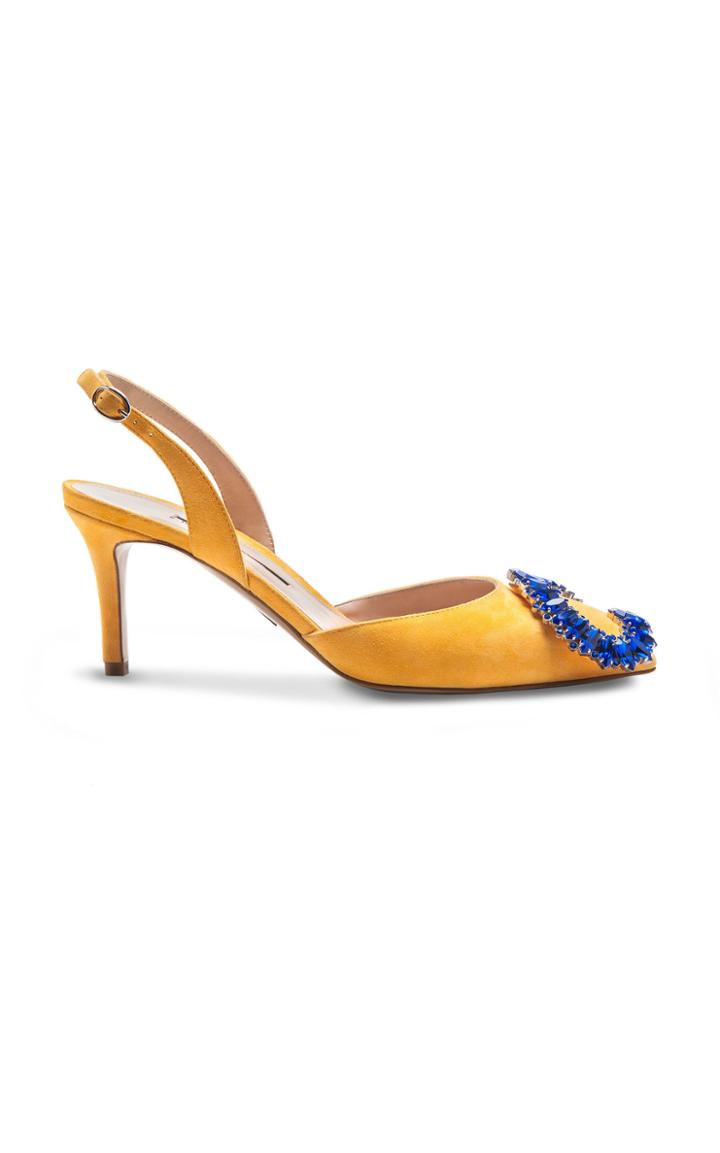 A By Anabelle Jardin Majorelle Amor Pump