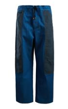 Nicholas Daley Waxed-paneled Cotton-blend Drawstring Trousers